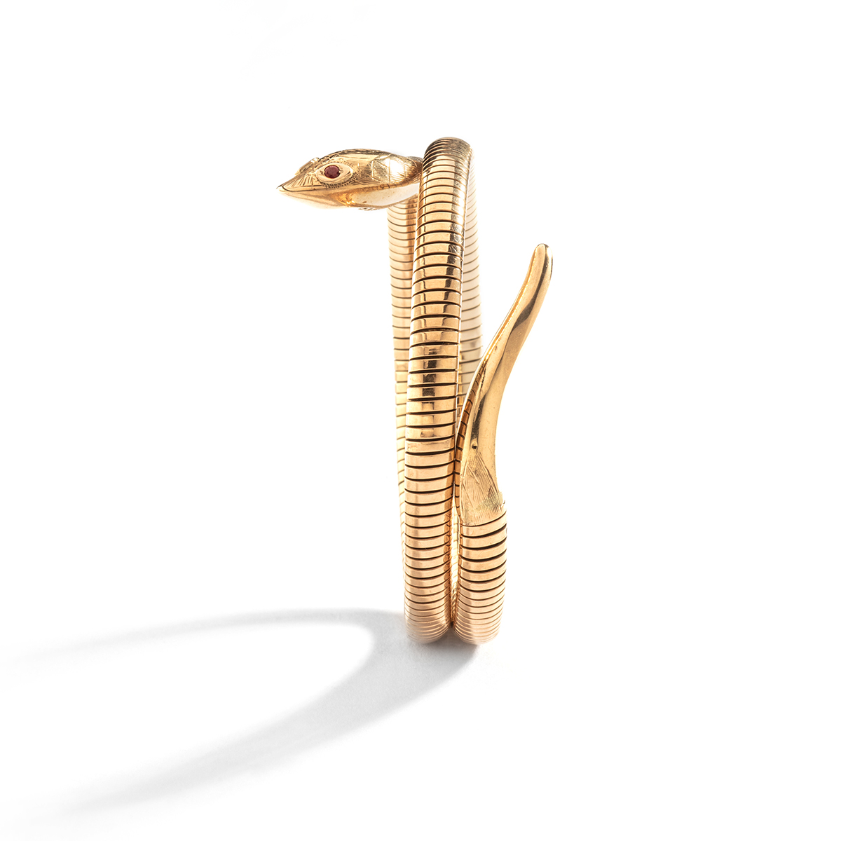 Antique-snake-serpenti-gold-bracelet