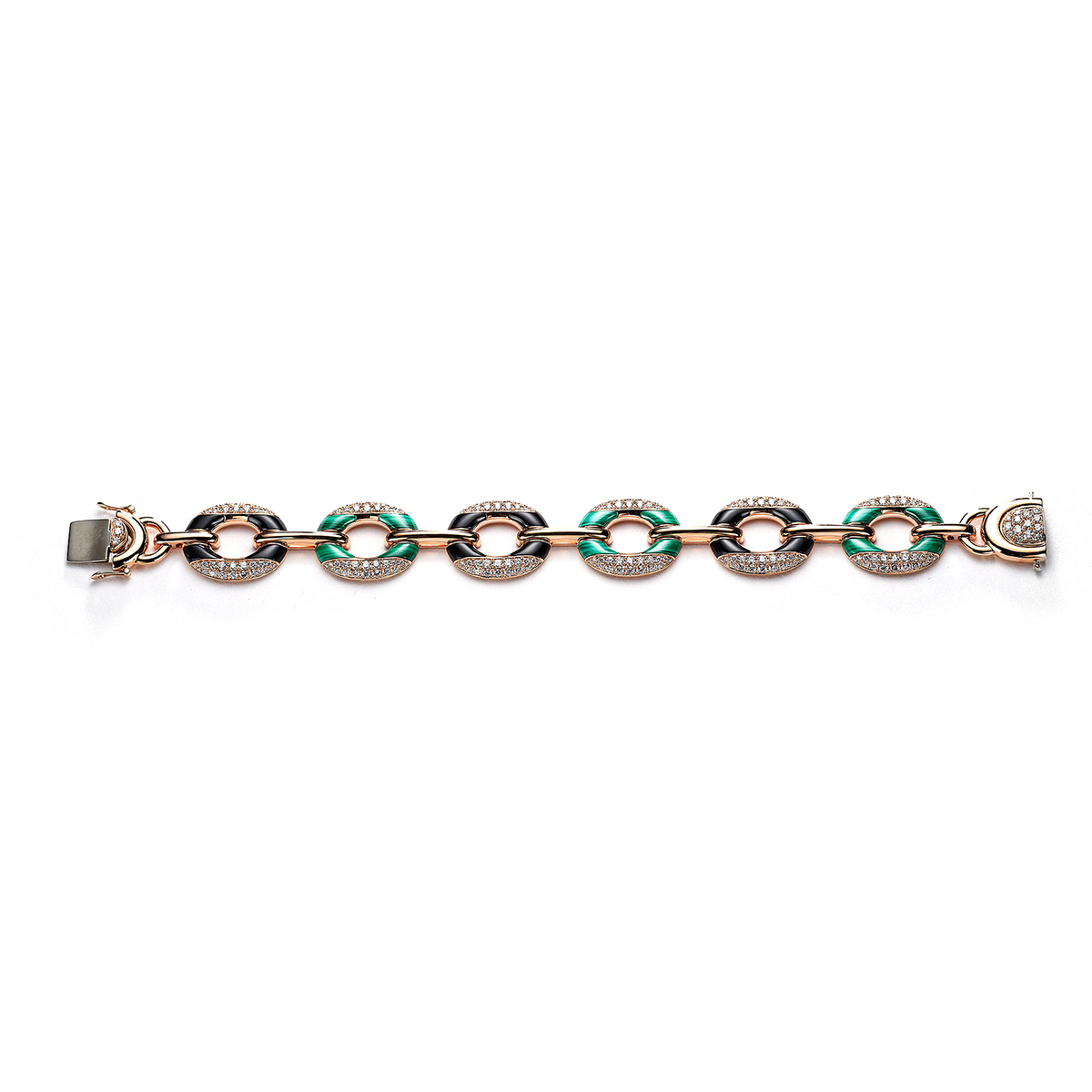 malachites-onxy-diamonds-jewels-pink-gold-bracelet