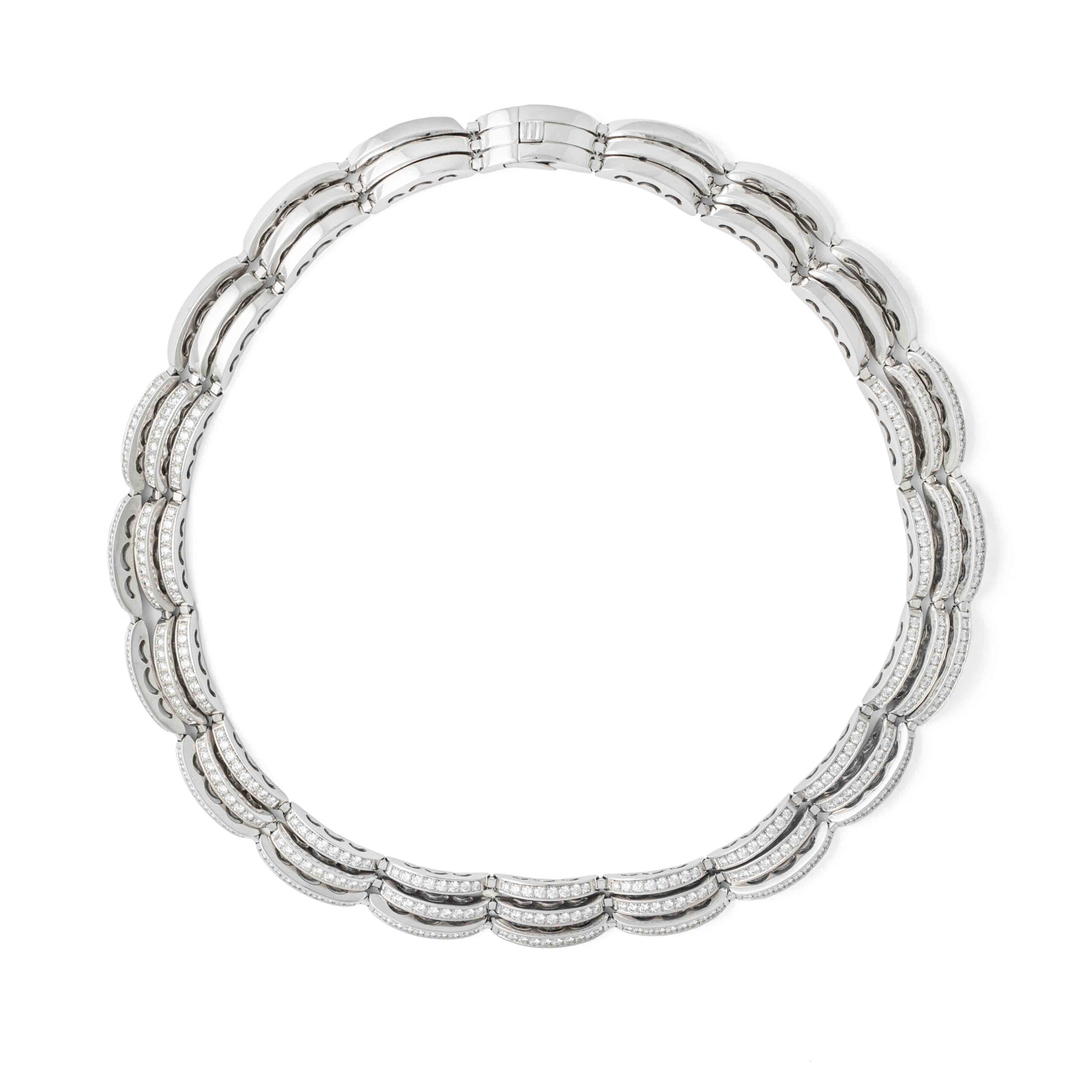 Chopard Diamond White Gold 18K Necklace. Necklace