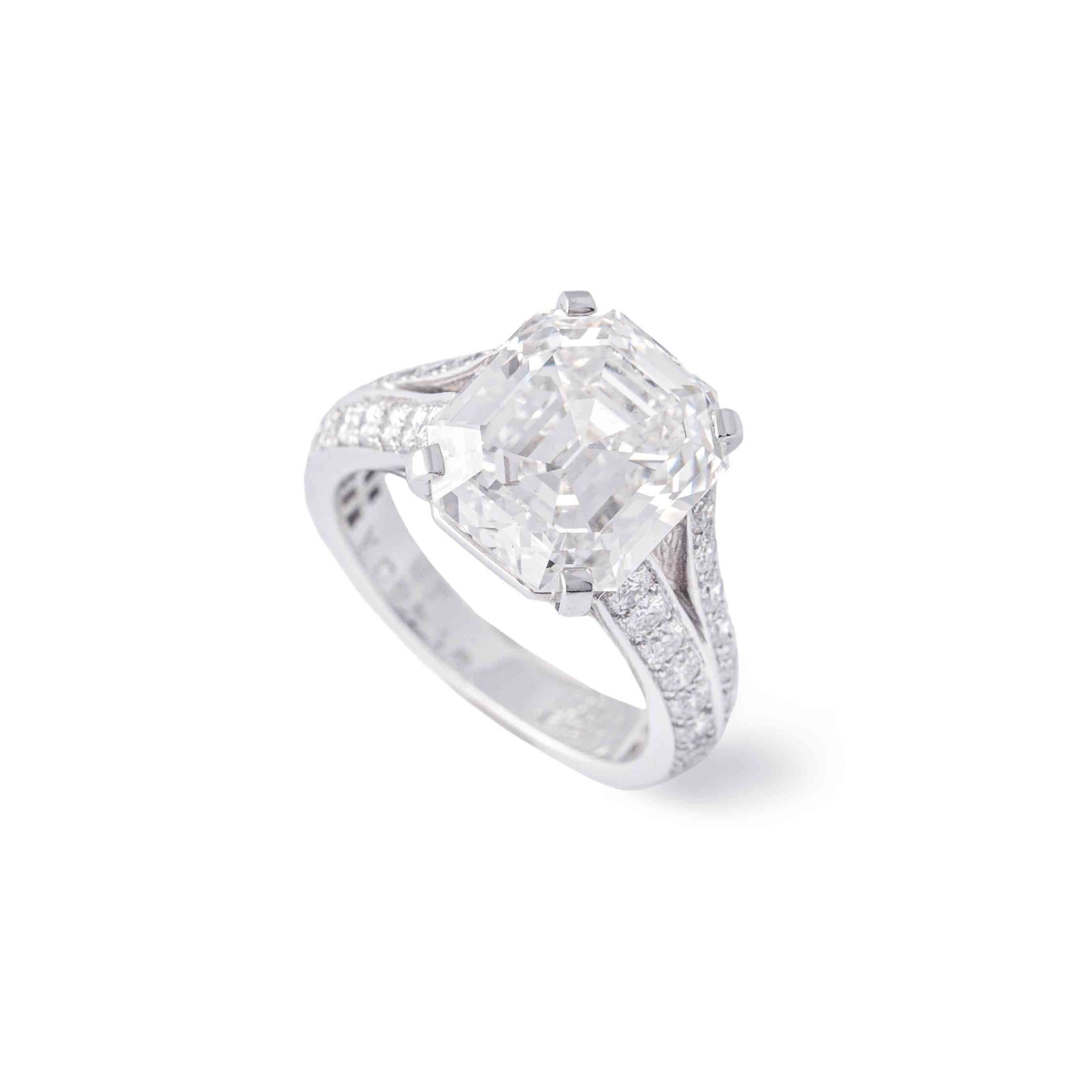 5.33 Carat Diamond Emerald cut